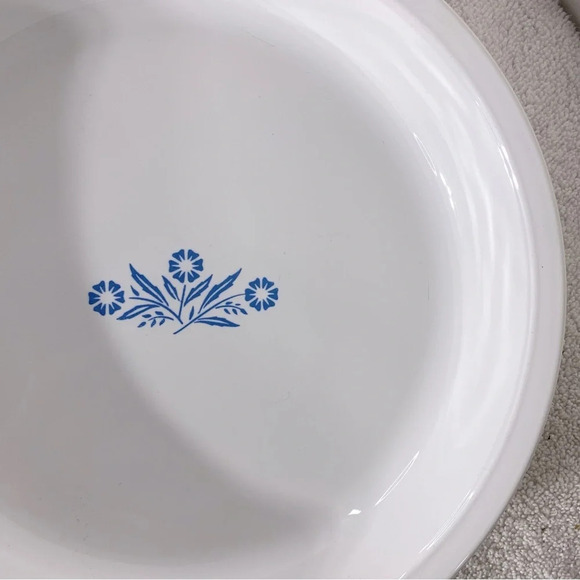 Vintage Corningware Blue Cornflower Round  Pie Plate Pie Dish - Picture 6 of 15